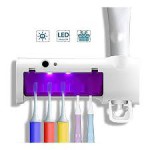 Toothbrush Toothpaste Holder With Sterilizer UV LED Light