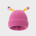 Winter Child Cute LED Little Monster Hat