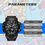 TVOVT 5Bar 8803 Waterproof Dual Display Digital Sport Watch