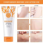 Natural Orange Exfoliating Gel Scrub for Face and Body