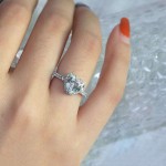 Diamond Shape Love Ring