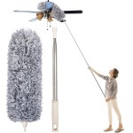 Washable Duster for High Ceiling Fans,Window, Furniture